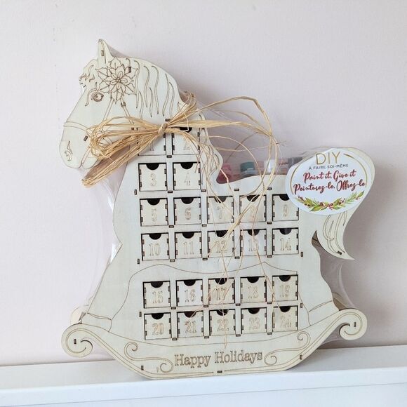 Wooden Advent calendar diy paint me - Picture 1 of 6